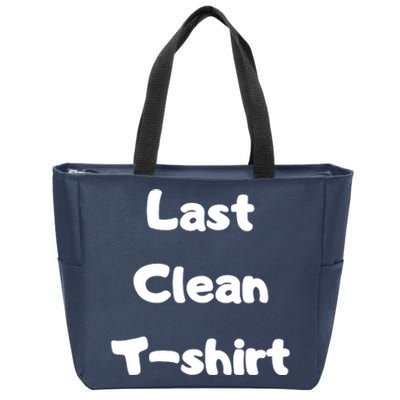 Last Clean FUNNY Laundry Day Zip Tote Bag