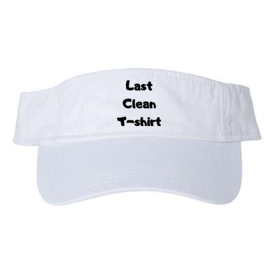 Last Clean FUNNY Laundry Day Valucap Bio-Washed Visor