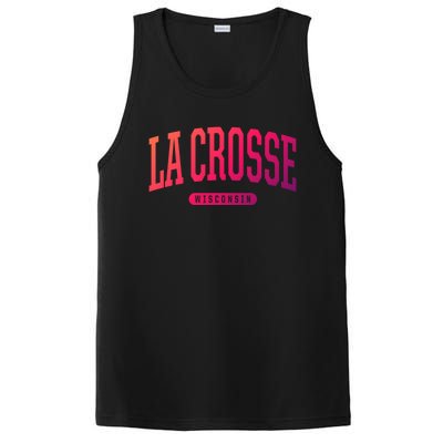 La Crosse Funny Gift Cute Gift College University Style Wi Usa Gift PosiCharge Competitor Tank