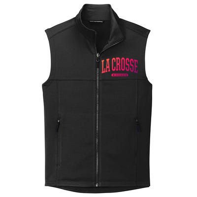 La Crosse Funny Gift Cute Gift College University Style Wi Usa Gift Collective Smooth Fleece Vest