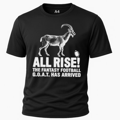 League Champion Fantasy Football Draft Funny All Rise Goat Performance Shirt