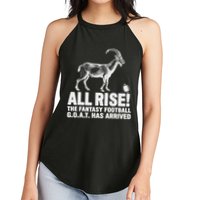 League Champion Fantasy Football Draft Funny All Rise Goat Women's Perfect Tri Rocker Tank
