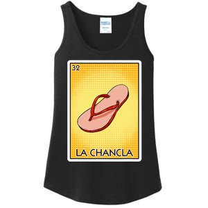 La Chancla Flip Flop Card Mexican Lottery Card La Chancla Ladies Essential Tank