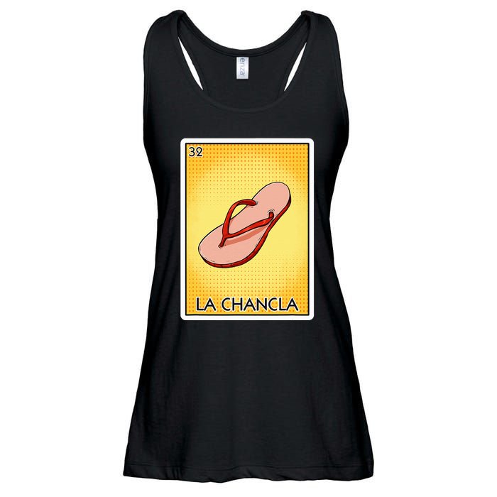 La Chancla Flip Flop Card Mexican Lottery Card La Chancla Ladies Essential Flowy Tank