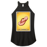 La Chancla Flip Flop Card Mexican Lottery Card La Chancla Women's Perfect Tri Rocker Tank