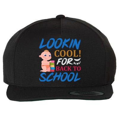 Lookin Cool For Back To School Wool Snapback Cap