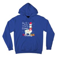 Llama Christmas Fa La La Lama Funny Xmas Lover Gift Hoodie