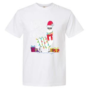 Llama Christmas Fa La La Lama Funny Xmas Lover Gift Garment-Dyed Heavyweight T-Shirt