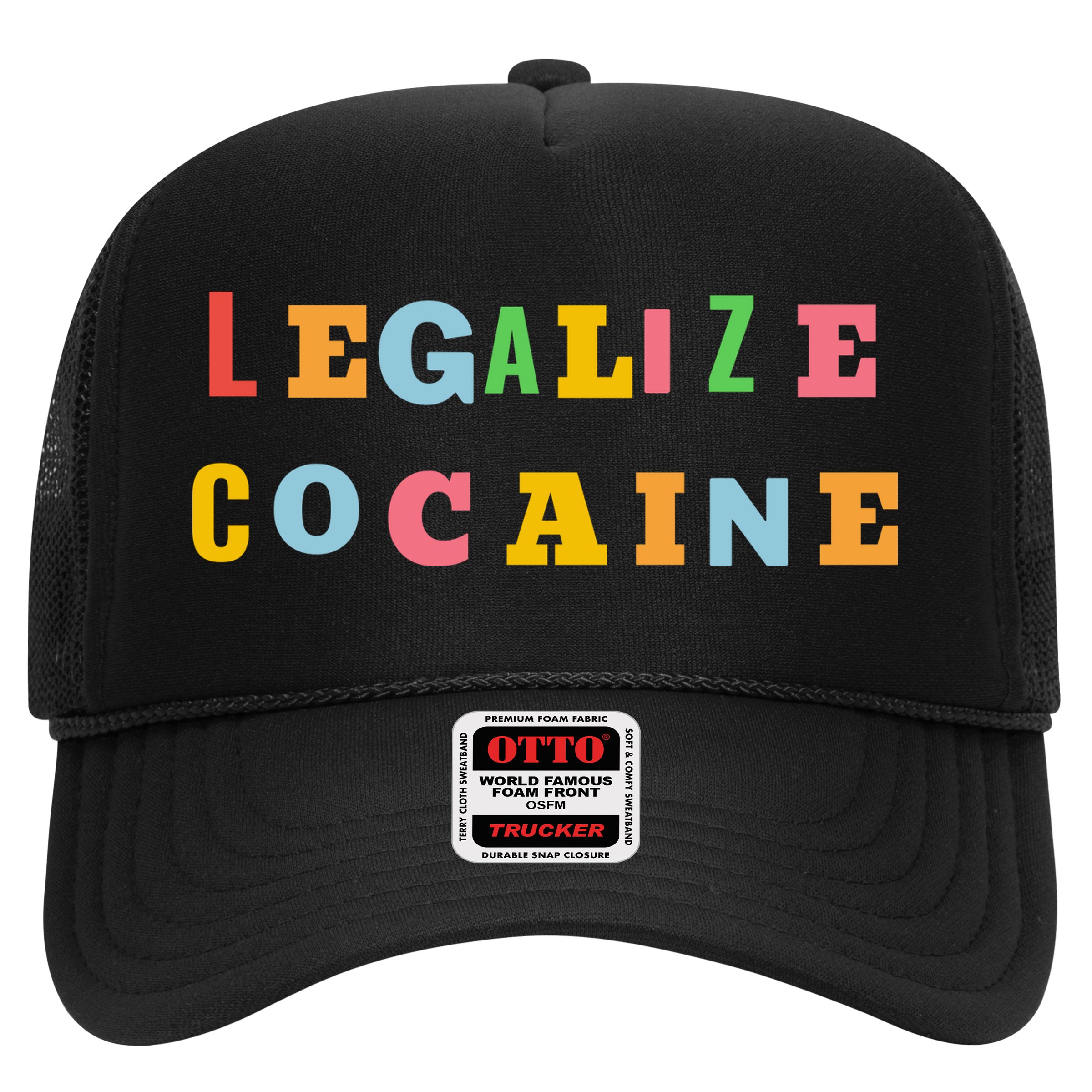 Legalize Cocaine Funny Design Hat
