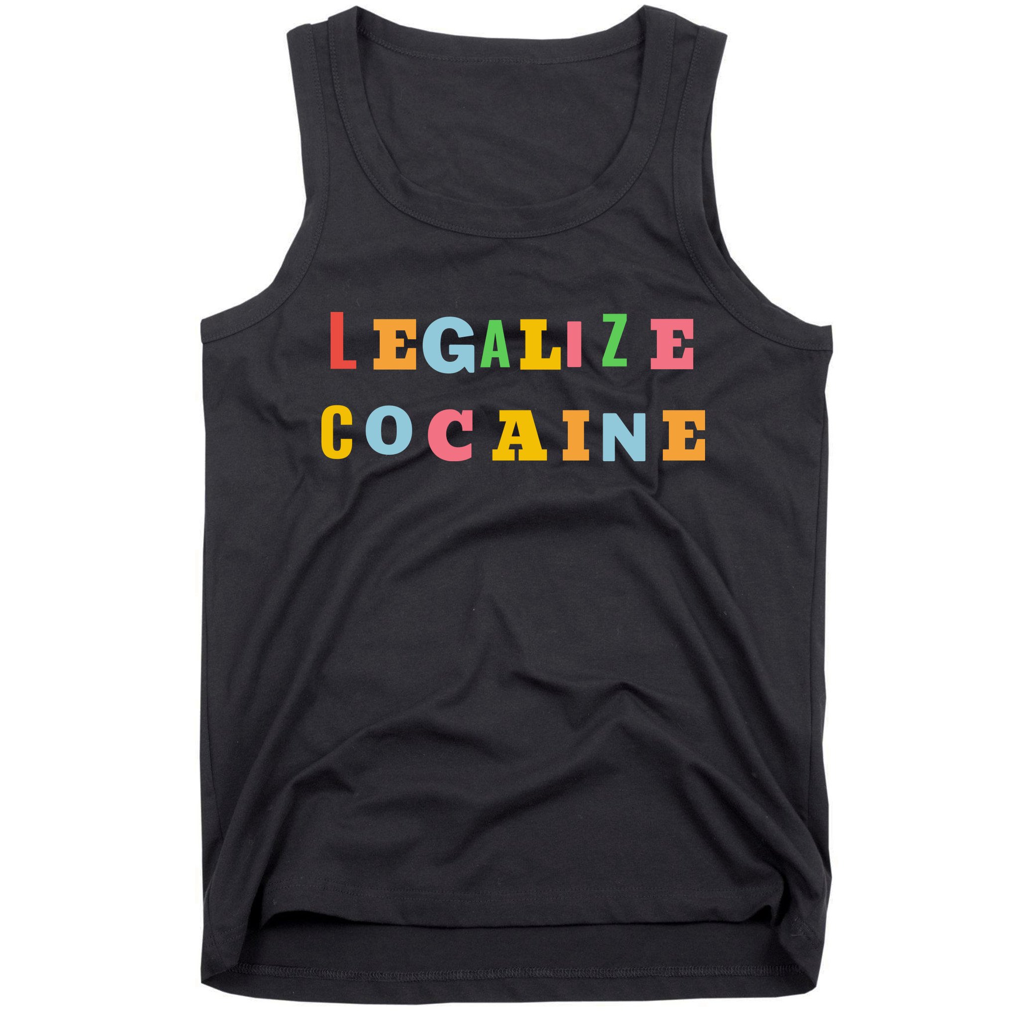Legalize Cocaine Funny Design Tank Top