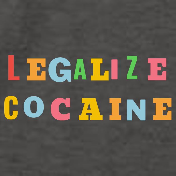 Legalize Cocaine Funny Design Vector Backpack