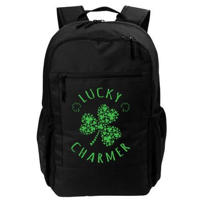 Lucky Charmer Funny St Patrick’S Day Lucky Shamrock Gift Daily Commute Backpack