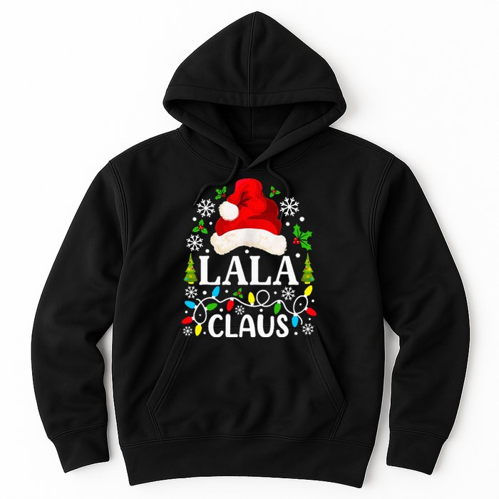 Lala Claus Funny Christmas Family Matching Grandma Hoodie