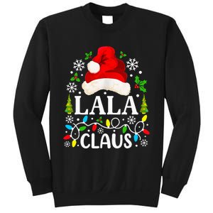 Lala Claus Funny Christmas Family Matching Grandma Sweatshirt