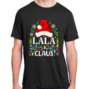 Lala Claus Funny Christmas Family Matching Grandma Adult ChromaSoft Performance T-Shirt