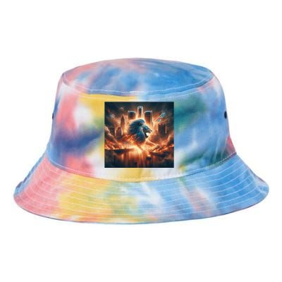 Lion City Fan Tie Dye Newport Bucket Hat