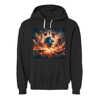 Lion City Fan Garment-Dyed Fleece Hoodie