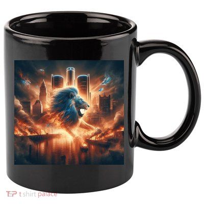 Lion City Fan 11oz C Handle Ceramic Mug