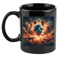 Lion City Fan 11oz C Handle Ceramic Mug