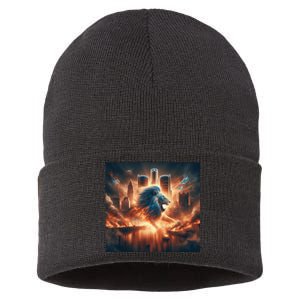 Lion City Fan Sustainable Knit Beanie