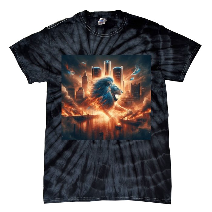 Lion City Fan Tie-Dye T-Shirt