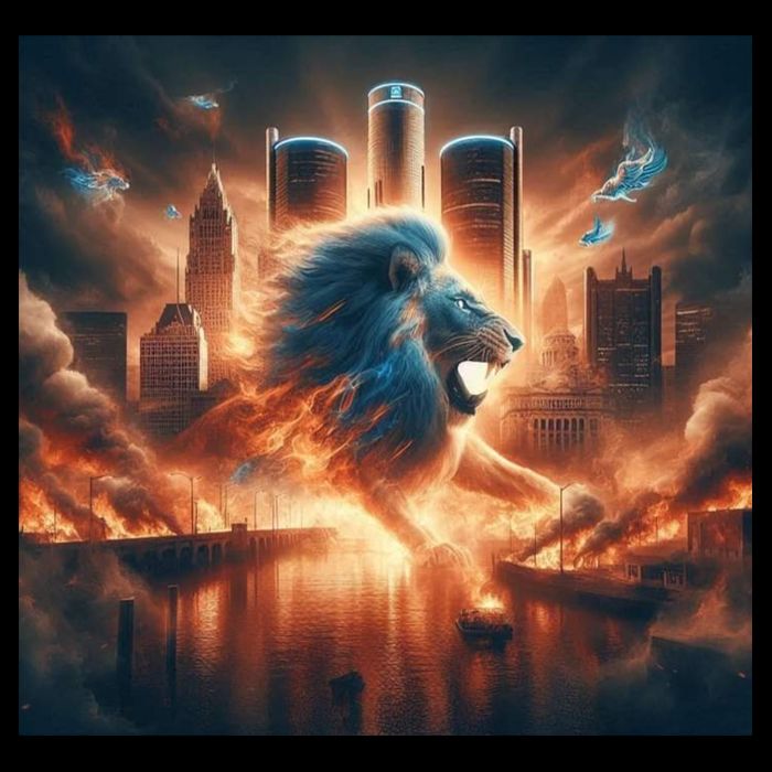 Lion City Fan Tie-Dye T-Shirt