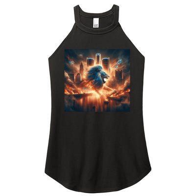 Lion City Fan Women's Perfect Tri Rocker Tank