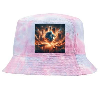 Lion City Fan Tie-Dyed Bucket Hat