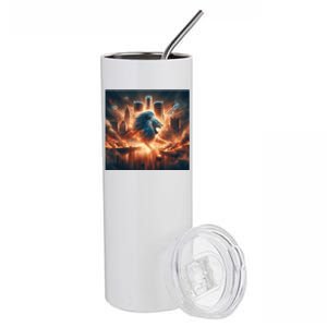 Lion City Fan Stainless Steel Tumbler