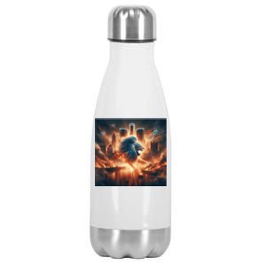 Lion City Fan Stainless Steel Insulated Water Bottle