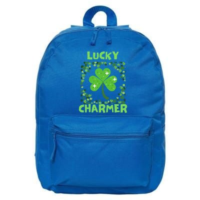Lucky Charmer Funny St PatrickS Day Gift 16 in Basic Backpack