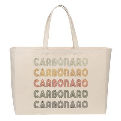 Love Carbonaro Grunge Style Black Carbonaro Cotton Canvas Jumbo Tote