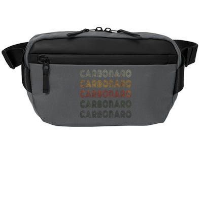 Love Carbonaro Grunge Style Black Carbonaro Crossbody Pack