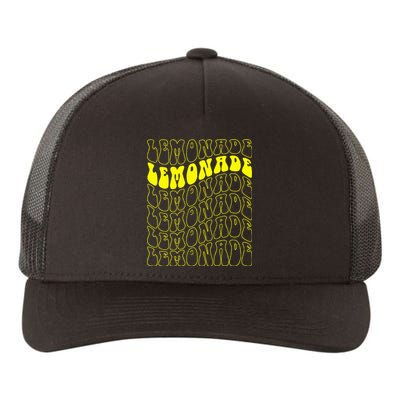 Lemonade Crew Groovy Retro Lemonade Stand Yupoong Adult 5-Panel Trucker Hat