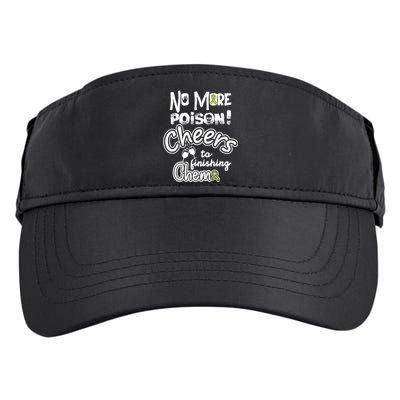 Last Chemocute Gift Lymphoma Cancer Awareness Supporter Ribbon Funny Gift Adult Drive Performance Visor