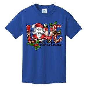 Love Christmas Gnome Xmas Matching Funny Pajamas Holiday Funny Gift Kids T-Shirt