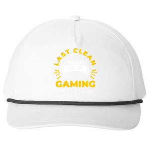 Last Clean Gaming Shirt Snapback Five-Panel Rope Hat