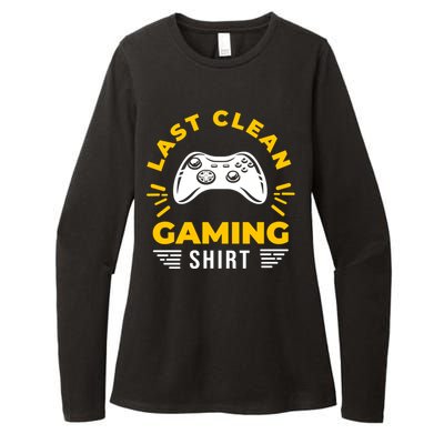 Last Clean Gaming Shirt Womens CVC Long Sleeve Shirt