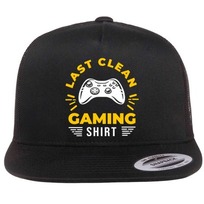 Last Clean Gaming Shirt Flatbill Hat