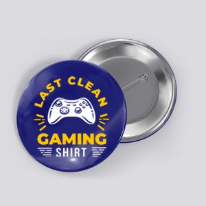 Last Clean Gaming Shirt Button