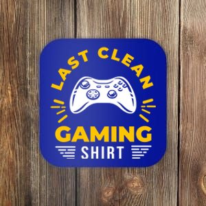 Last Clean Gaming Shirt Coaster