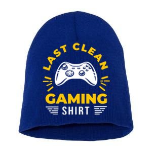 Last Clean Gaming Shirt Short Acrylic Beanie