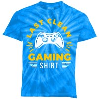 Last Clean Gaming Shirt Kids Tie-Dye T-Shirt