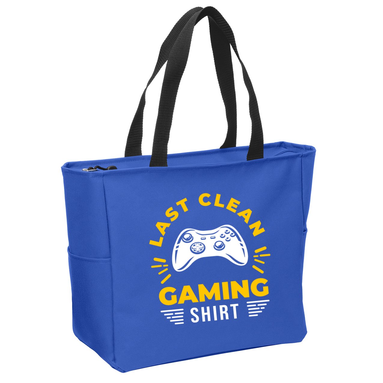 Last Clean Gaming Shirt Zip Tote Bag