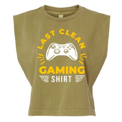 Last Clean Gaming Shirt Garment-Dyed Women's Muscle Tee