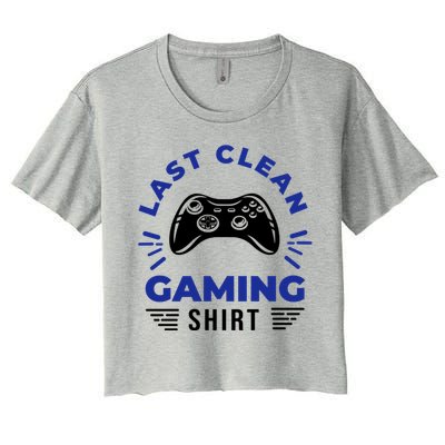 Last Clean Gaming Shirt Women's Crop Top Tee