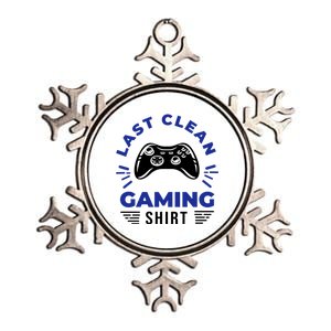 Last Clean Gaming Shirt Metallic Star Ornament