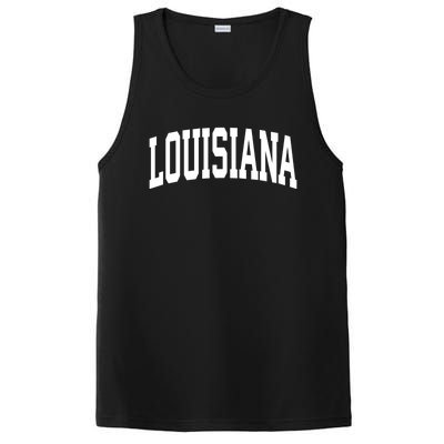 Louisiana Crewneck Gift Sports College Style State Usa PosiCharge Competitor Tank