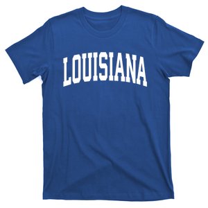 Louisiana Crewneck Gift Sports College Style State Usa T-Shirt