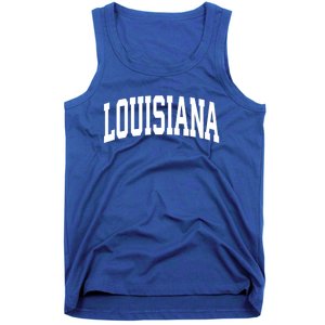 Louisiana Crewneck Gift Sports College Style State Usa Tank Top